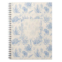Cuaderno Elegante toile azul oceánico