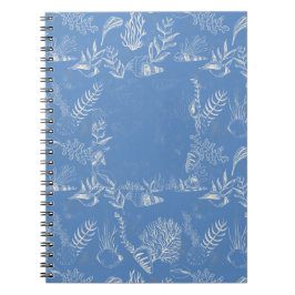 Cuaderno Elegante toile azul oceánico