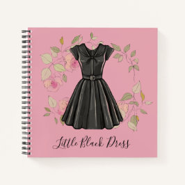 Cuaderno Elegante vestido negro - LBD Fashion Journal