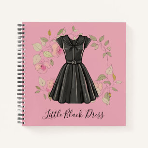 Cuaderno Elegante vestido negro - LBD Fashion Journal
