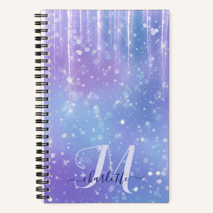 Cuaderno Elegante y glitzy púrpura