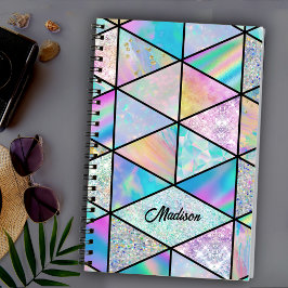 Cuaderno Elegante y holográfico colorido