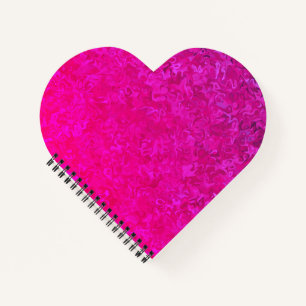 Cuaderno Elegante y moderno gradiente abstracto rosa fuschi