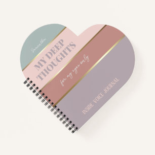 Cuaderno Elegante y moderno portátil de bolsillo dorado Ros