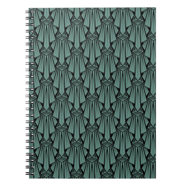 Cuaderno Elegantes elementos geométricos abstractos de arte (Frente)