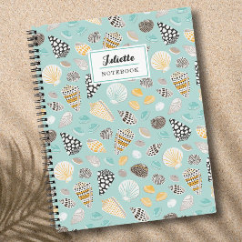 Cuaderno Elegantes estacas con estampado en la menta