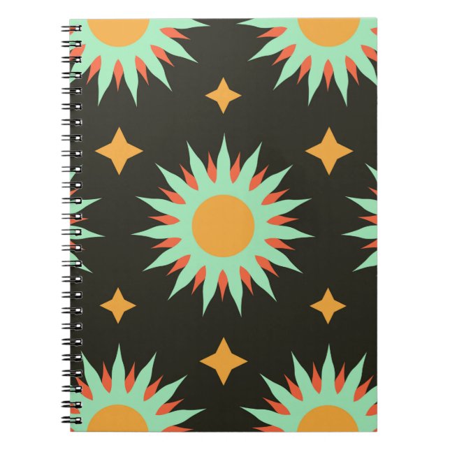 Cuaderno Elegantes formas esotéricas sin fisuras arte de pa (Frente)