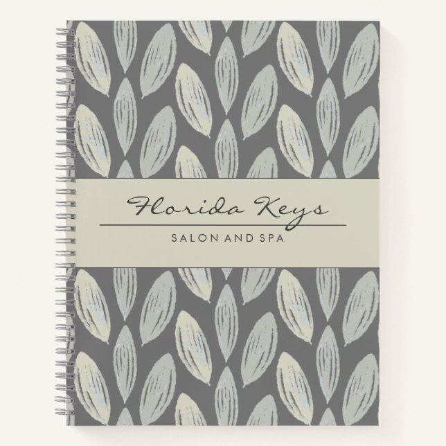 Cuaderno Elegantes hojas trenzadas otoñales (Anverso)