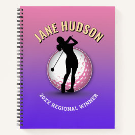 Cuaderno Elegantes mujeres diseño de golf