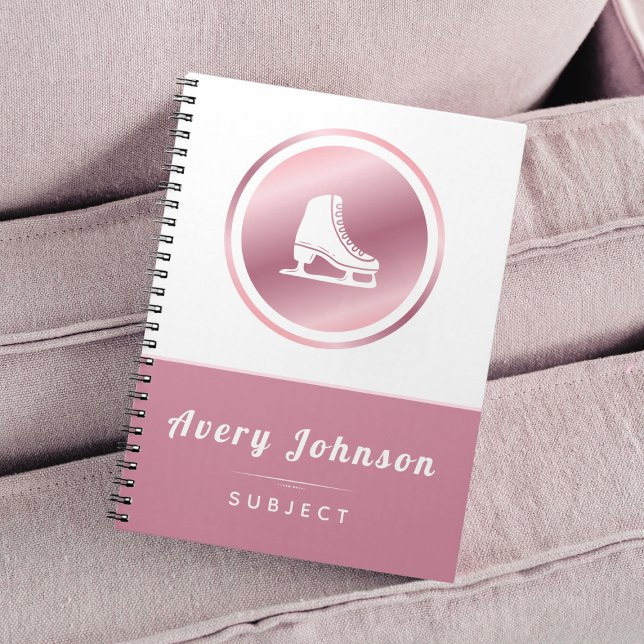 Cuaderno Elegantes niñas tema patinaje sobre hielo deporte  (Subido por el creador)