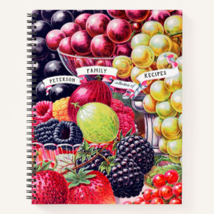 Cuaderno Elegantes recetas de la familia de las frutas de l