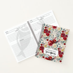 Cuaderno Elegantes recetas de la familia floral borgoñona