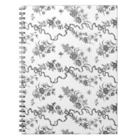 Elegantes Rosas negras grabadas de época y cintas