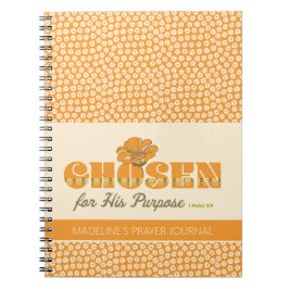 Cuaderno Elegido 1 Diario de Oración Retro Peter 2:9