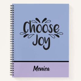 Cuaderno Elegir bloc de notas en espiral de citas de alegrí