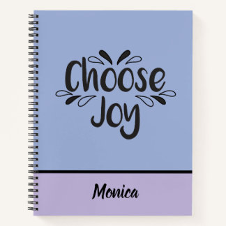Cuaderno Elegir bloc de notas en espiral de citas de alegrí
