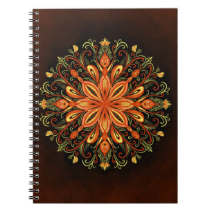 Cuaderno Elemento de fuego Flame Mandala