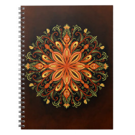 Cuaderno Elemento de fuego Mandala - Creatur de llama Kalei