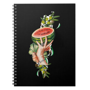 Cuaderno Elementos palestinos tradicionales en el mapa pale