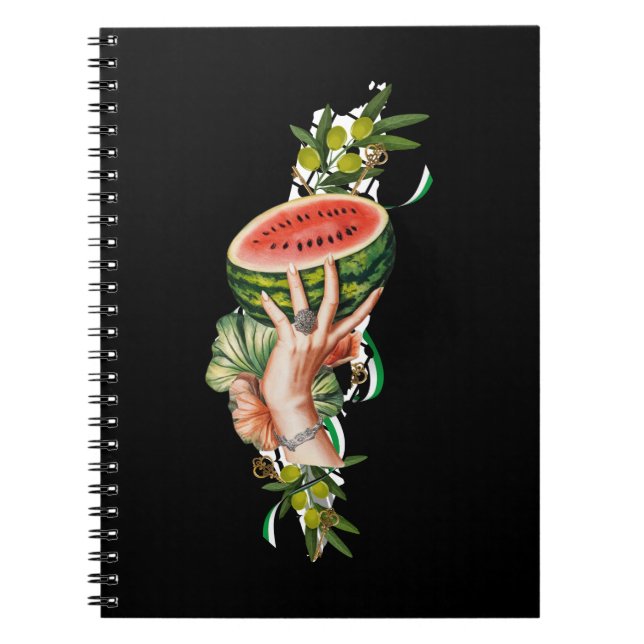 Cuaderno Elementos palestinos tradicionales en el mapa pale (Frente)