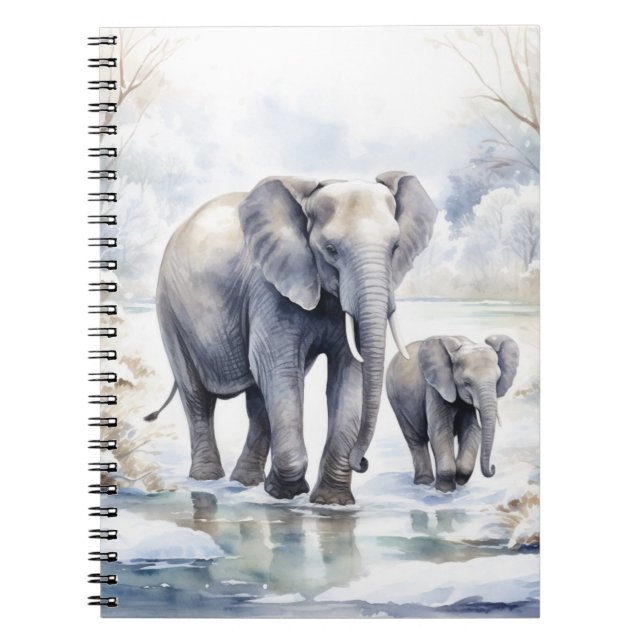 Cuaderno Elephant and Baby (Frente)