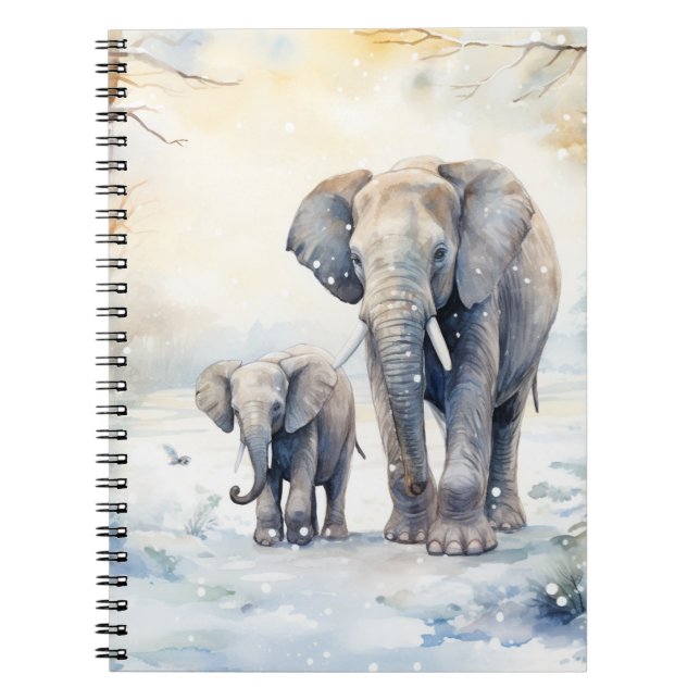 Cuaderno Elephant and Baby (Frente)