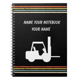 Cuaderno Elevador de horquilla personalizado