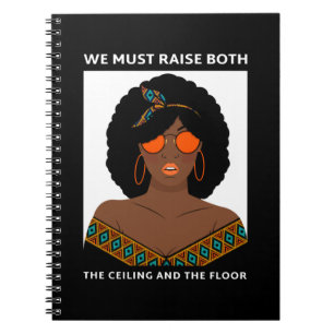 Cuaderno Elevar el techo del suelo BLM Derechos de la mujer