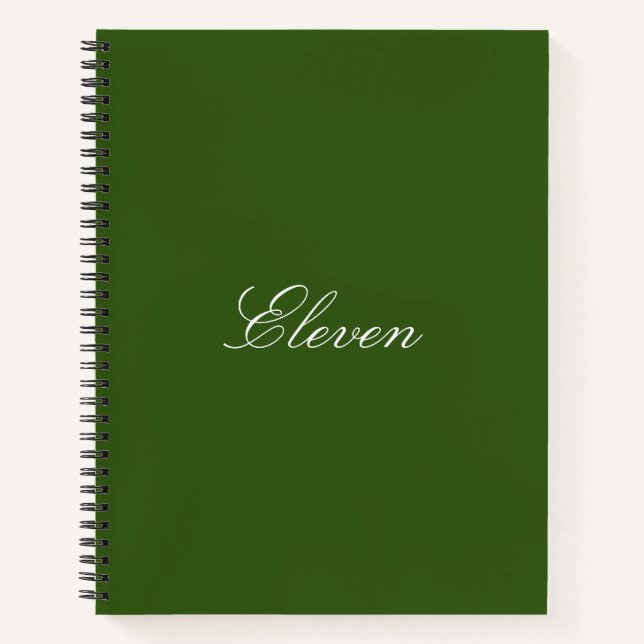 Cuaderno ‘Eleven’ (Anverso)