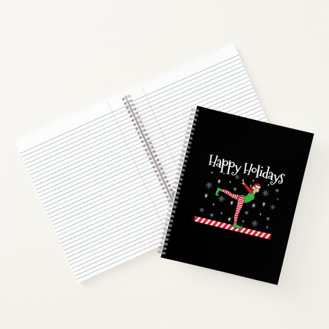 Cuaderno Elf, Navidades de gimnasia chicas (Interior)