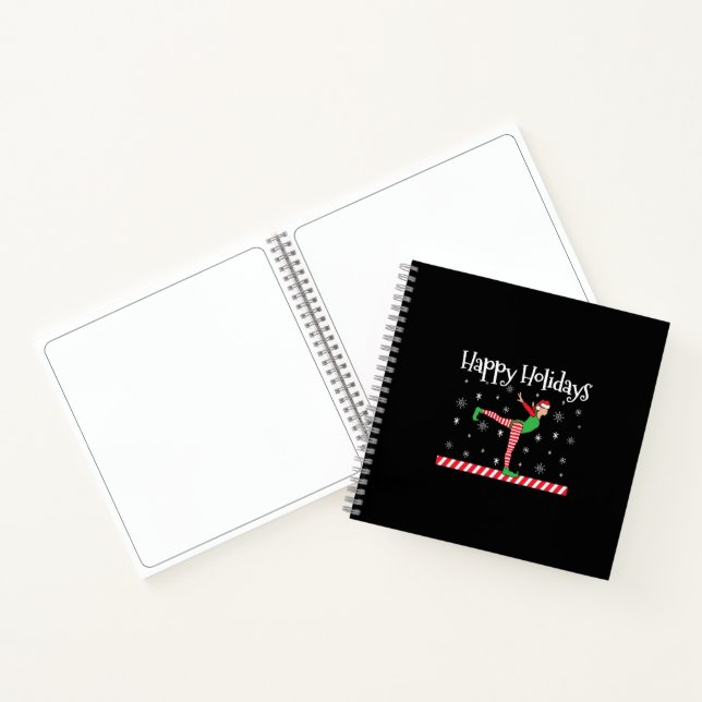 Cuaderno Elf, Navidades de gimnasia chicas (Interior)