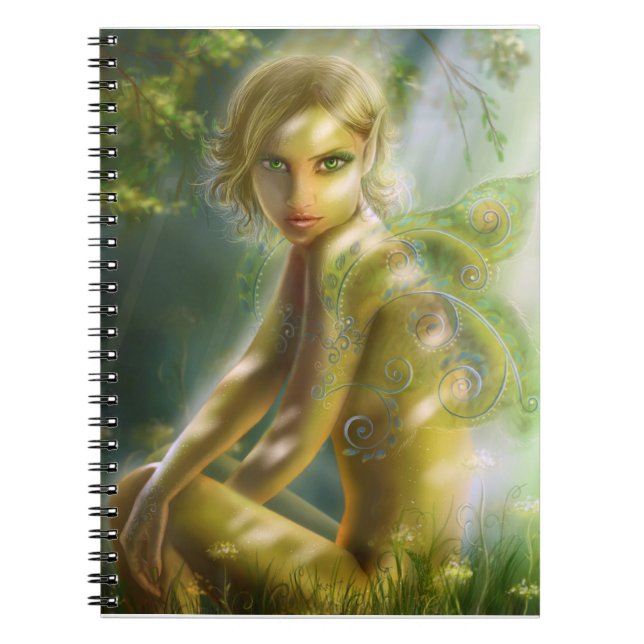 Cuaderno Elf portátil en madera (Frente)