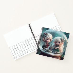 Cuaderno Elf Snowglobe