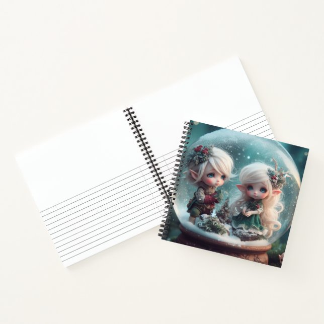 Cuaderno Elf Snowglobe (Interior)