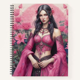 Cuaderno Elfa de Rosa