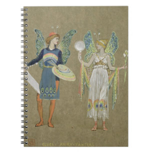 Cuaderno Elfos y pintores de hadas, de 'The Snowman' 1899