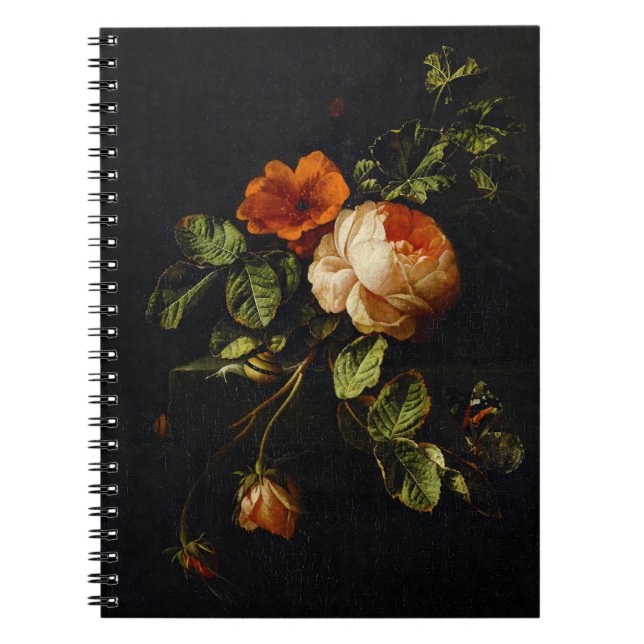 Cuaderno Elias van den Broeck, Vida fija con Rosas (Frente)