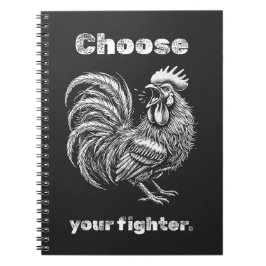 Cuaderno Elige a tu luchador: gallo demoníaco.