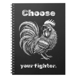 Cuaderno Elige a tu luchador: gallo demoníaco.