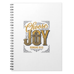 Cuaderno Elige Alegría Romans 15_13 Camiseta Fe Cristiana_1
