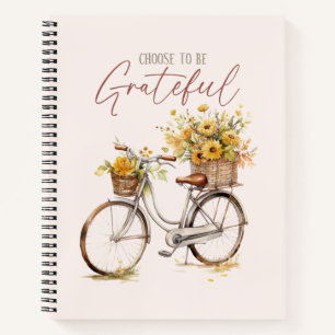 Cuaderno Elige estar agradecido - Bicicleta y caída rusa