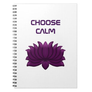 Cuaderno Elige Flor de Loto Púrpura Tranquila