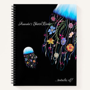 Cuaderno Elige florecer el estímulo de las medusas florales