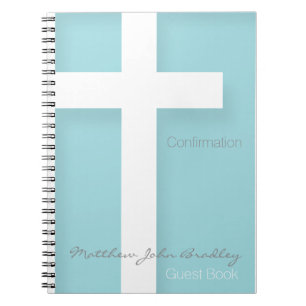 Cuaderno Elija su color 2 Modern Confirmation Guest Book