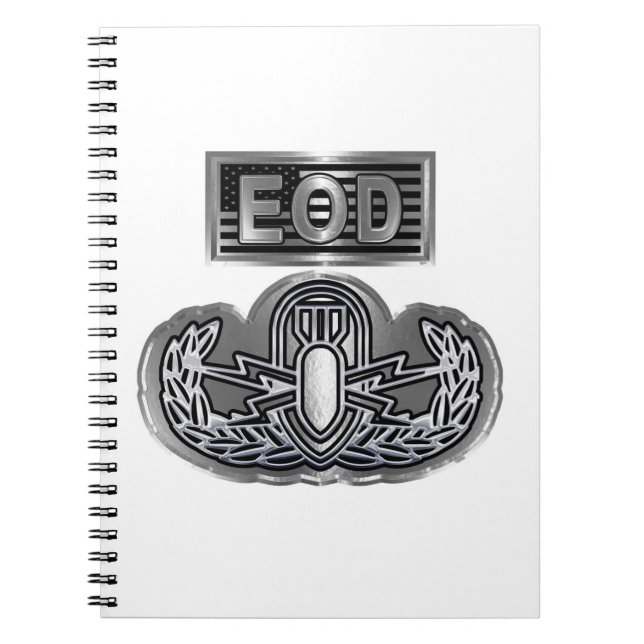 Cuaderno Eliminación de Artefactos Explosivos EOD (Frente)