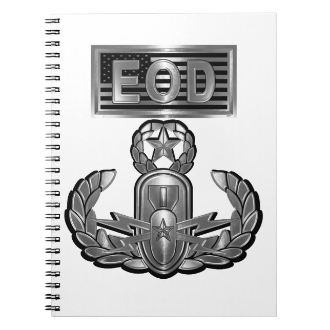 Cuaderno Eliminación de Artefactos Explosivos EOD (Frente)