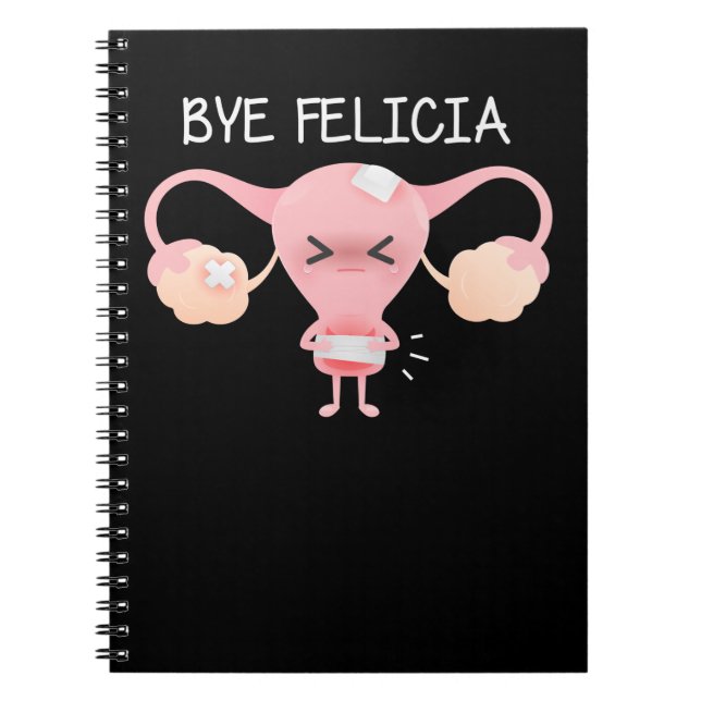 Cuaderno Eliminación del útero de soporte de histerectomía (Frente)