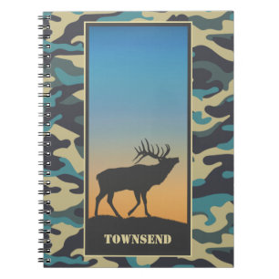 Cuaderno Elk and Camo spiral