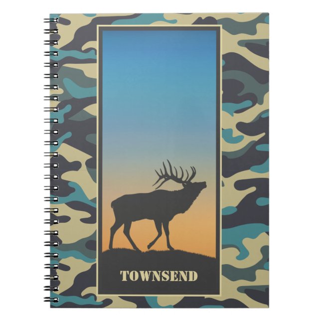 Cuaderno Elk and Camo spiral (Frente)