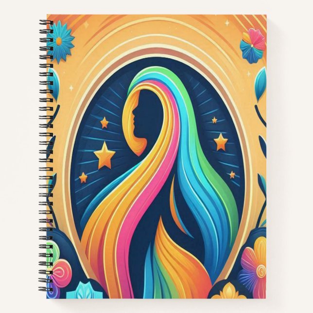 Cuaderno Ella cambia la espiral inspiradora del mundo (Anverso)